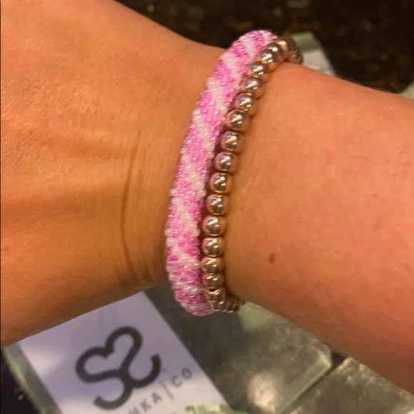 Glass Hand Beaded Bracelet | multi - Picture 5 of 5